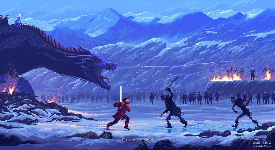 Pixel Artist Made Game Scenes Based On Popular Tv Series And Movies 