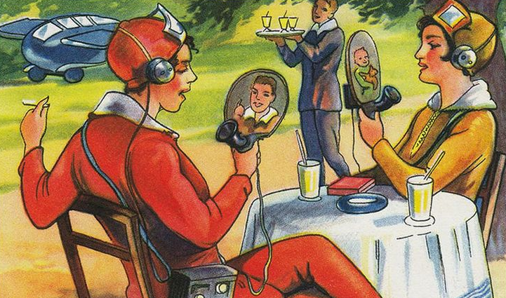 vintage illustrations predicting future 