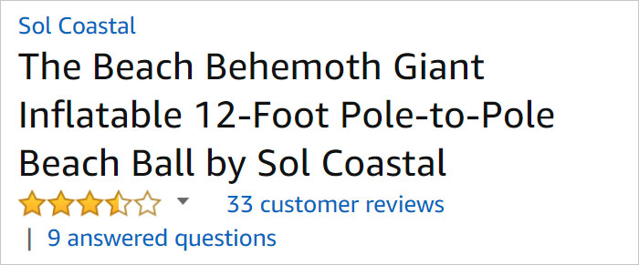 Disappointed Customer Posted A Review Of Giant Inflatable Ball On Amazon And Internet Can’t Stop Laughing