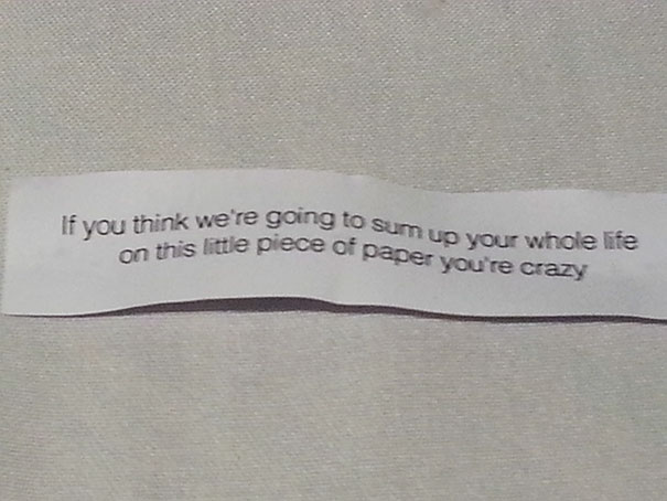 Funniest Messages People Found Inside Fortune Cookies