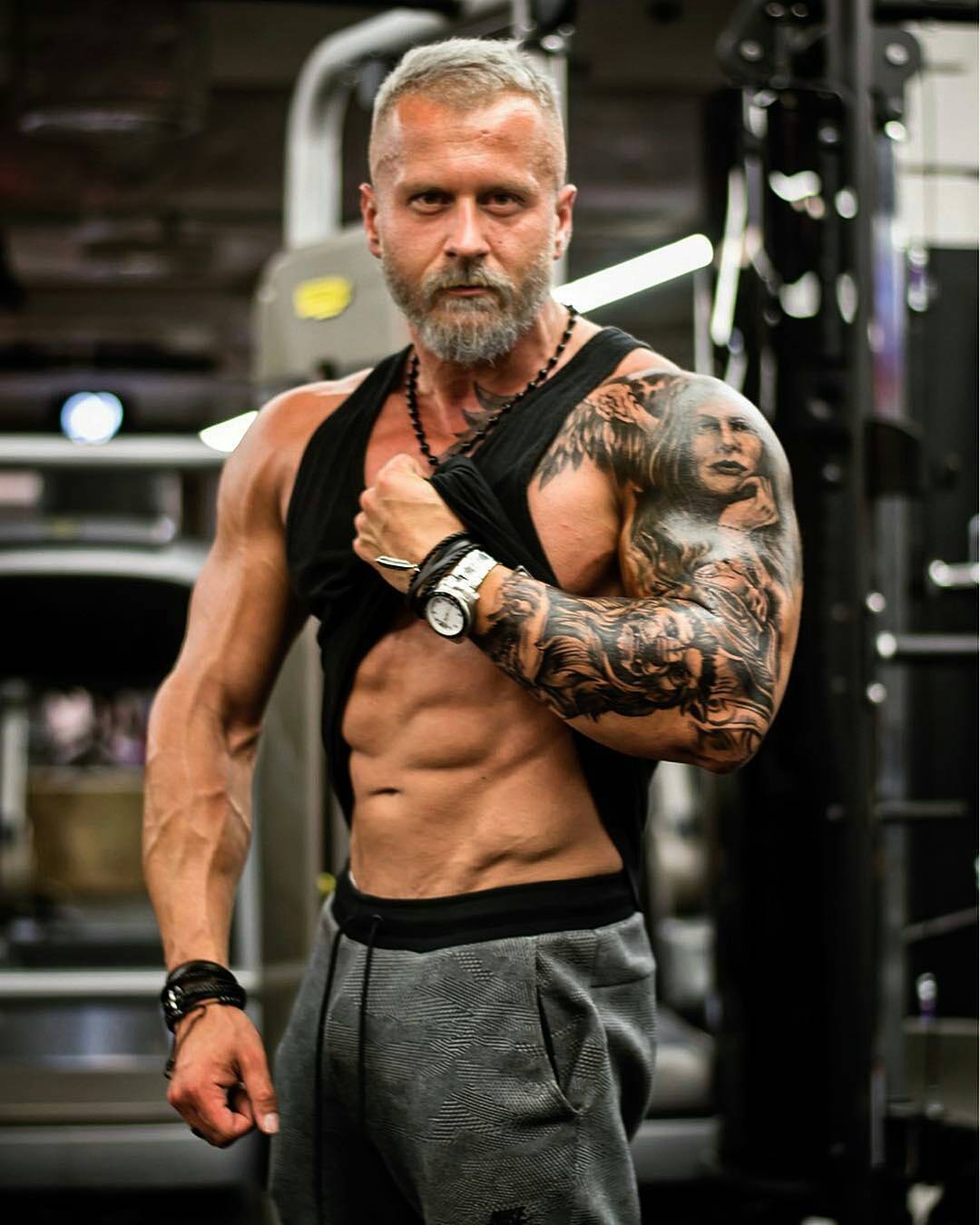 gym guy made himself look old